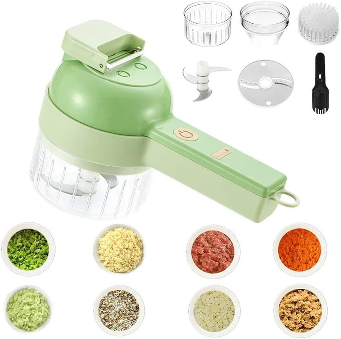 4-in-1 Electric Vegetable Slicer Set
